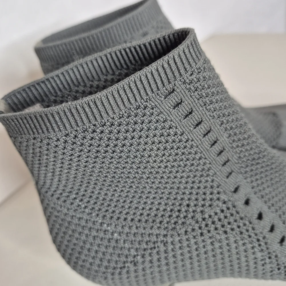 Eileen Fisher Purl Knit Sock Booties - Size 9